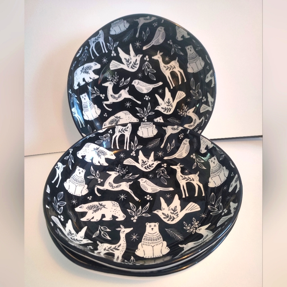 Fig & Fern Christmas Plate Set